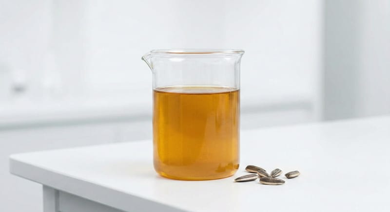 Crude sunflower oil