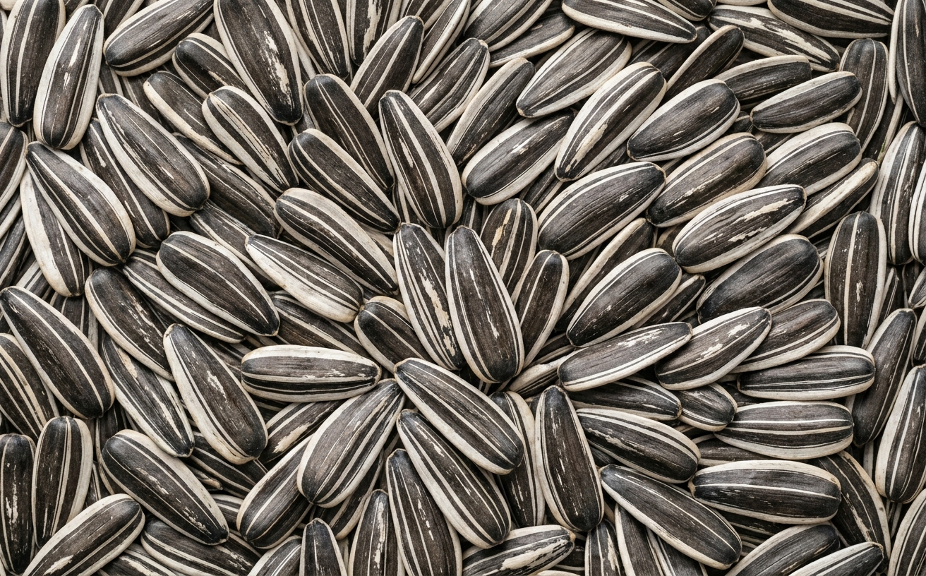 Striped sunflower seeds